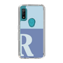 Slim Protection Case［ Original - initial two tone - R blue ］