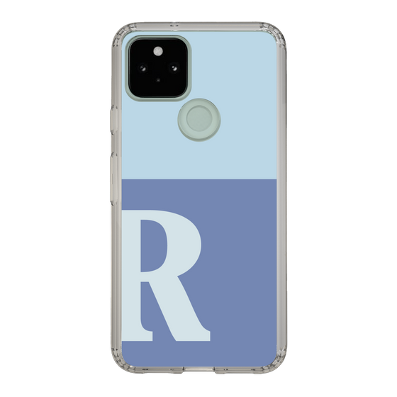 Slim Protection Case［ Original - initial two tone - R blue ］