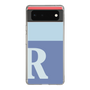 Slim Protection Case［ Original - initial two tone - R blue ］