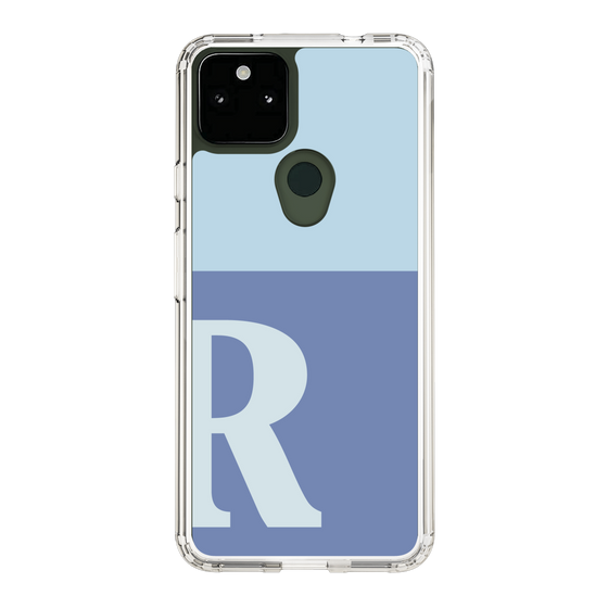 Slim Protection Case［ Original - initial two tone - R blue ］