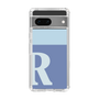 Slim Protection Case［ Original - initial two tone - R blue ］