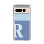 Slim Protection Case［ Original - initial two tone - R blue ］