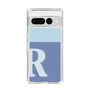 Slim Protection Case［ Original - initial two tone - R blue ］
