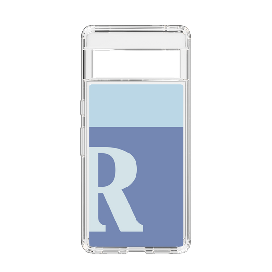 Slim Protection Case［ Original - initial two tone - R blue ］