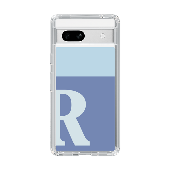 Slim Protection Case［ Original - initial two tone - R blue ］