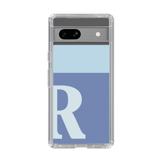 Slim Protection Case［ Original - initial two tone - R blue ］