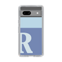 Slim Protection Case［ Original - initial two tone - R blue ］