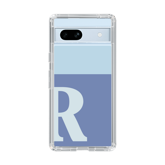 Slim Protection Case［ Original - initial two tone - R blue ］