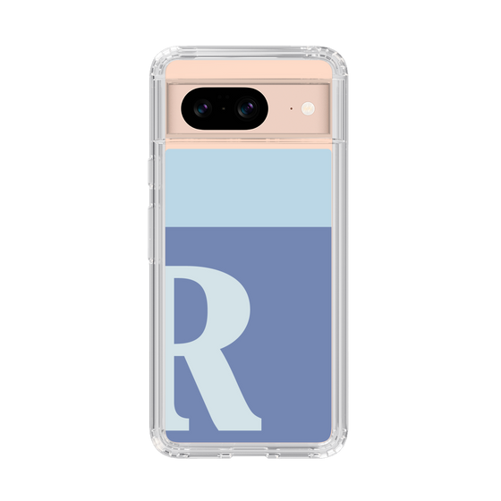 Slim Protection Case［ Original - initial two tone - R blue ］