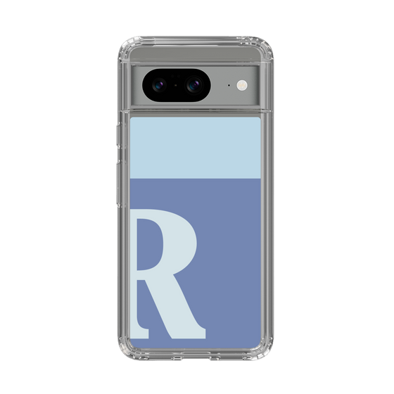 Slim Protection Case［ Original - initial two tone - R blue ］