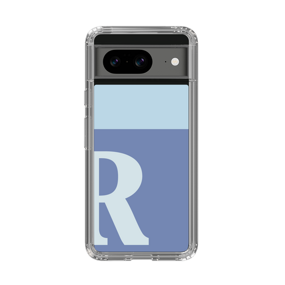 Slim Protection Case［ Original - initial two tone - R blue ］