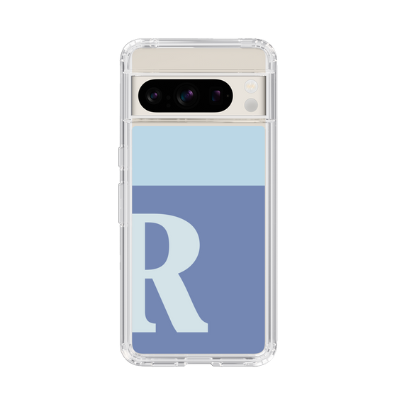 Slim Protection Case［ Original - initial two tone - R blue ］