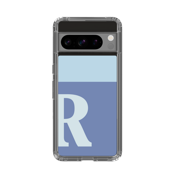 Slim Protection Case［ Original - initial two tone - R blue ］