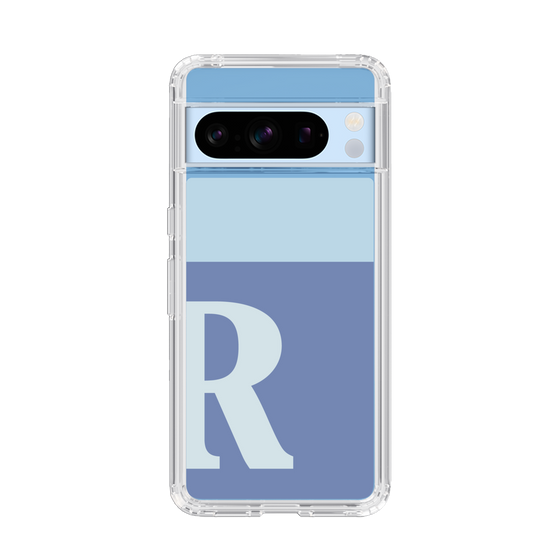 Slim Protection Case［ Original - initial two tone - R blue ］