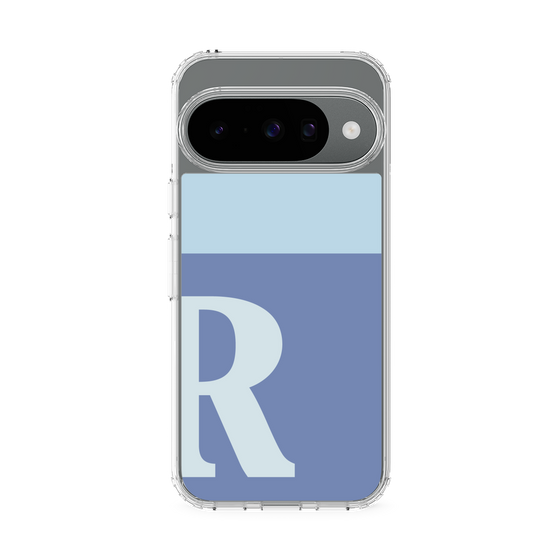 Slim Protection Case［ Original - initial two tone - R blue ］