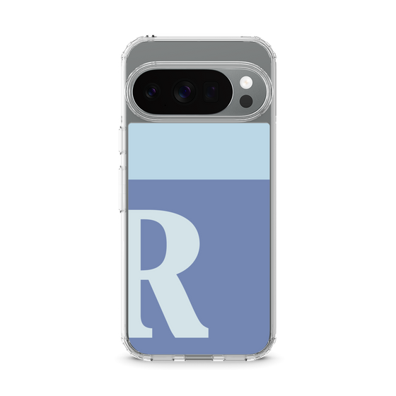Slim Protection Case［ Original - initial two tone - R blue ］