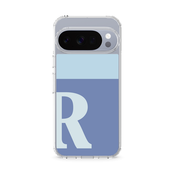 Slim Protection Case［ Original - initial two tone - R blue ］
