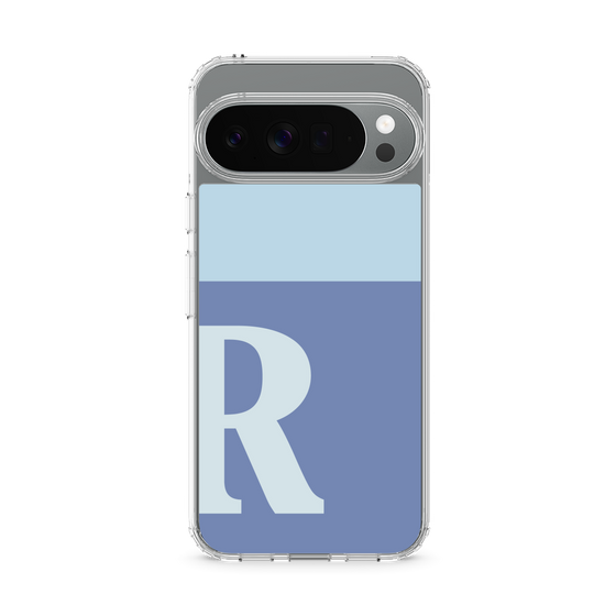 Slim Protection Case［ Original - initial two tone - R blue ］