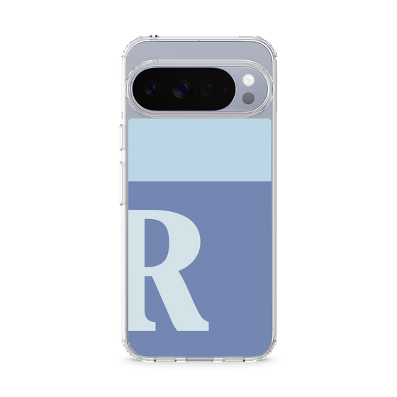 Slim Protection Case［ Original - initial two tone - R blue ］