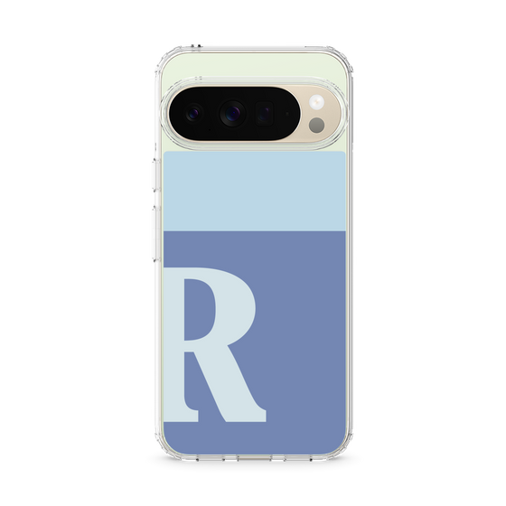 Slim Protection Case［ Original - initial two tone - R blue ］