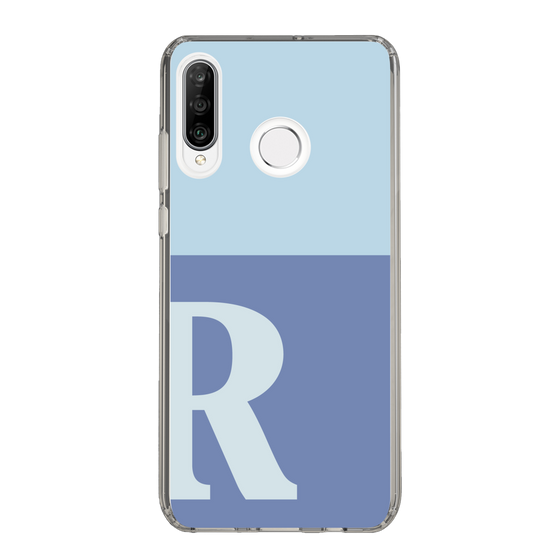 Slim Protection Case［ Original - initial two tone - R blue ］