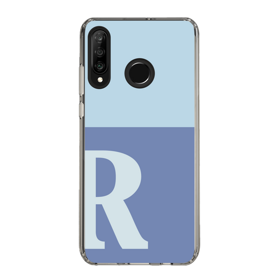 Slim Protection Case［ Original - initial two tone - R blue ］