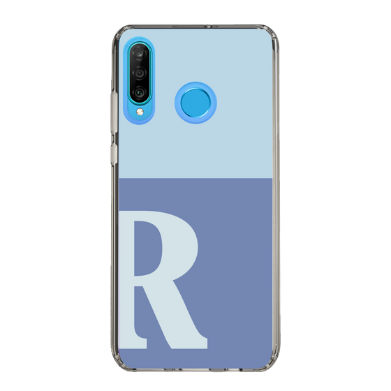 Slim Protection Case［ Original - initial two tone - R blue ］
