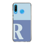Slim Protection Case［ Original - initial two tone - R blue ］