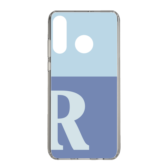 Slim Protection Case［ Original - initial two tone - R blue ］