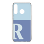 Slim Protection Case［ Original - initial two tone - R blue ］