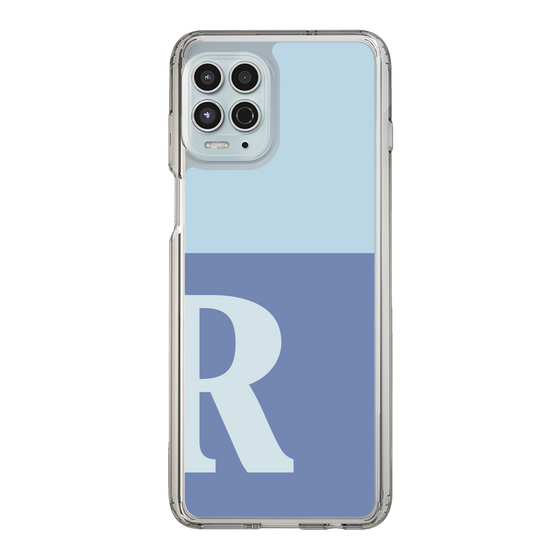 Slim Protection Case［ Original - initial two tone - R blue ］