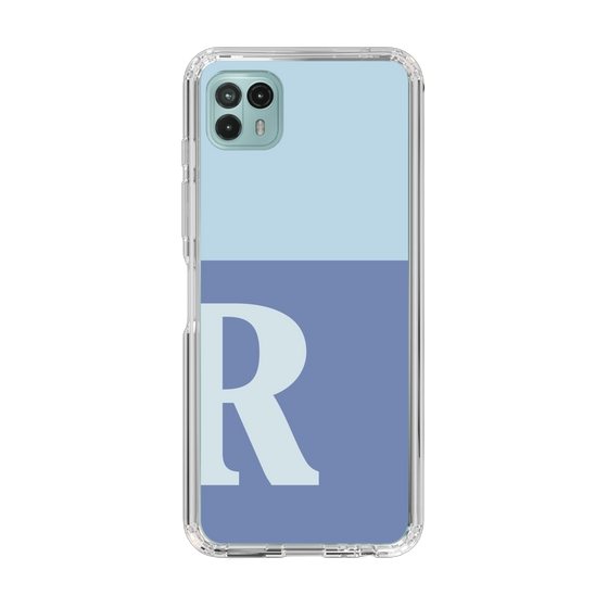 Slim Protection Case［ Original - initial two tone - R blue ］
