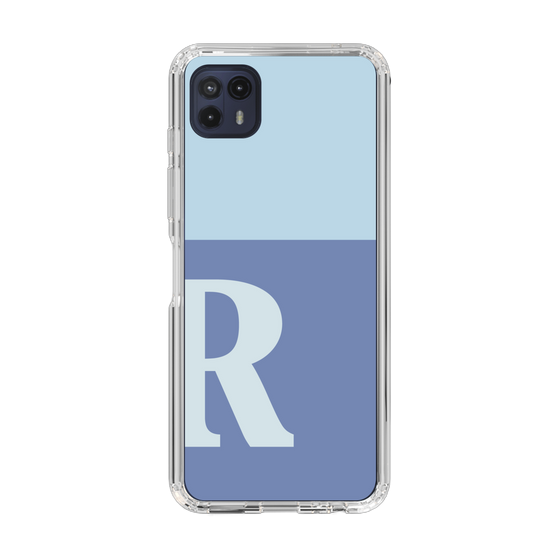 Slim Protection Case［ Original - initial two tone - R blue ］