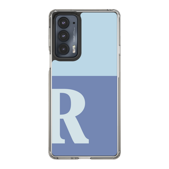 Slim Protection Case［ Original - initial two tone - R blue ］