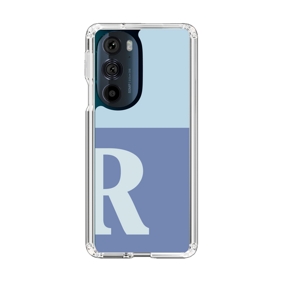 Slim Protection Case［ Original - initial two tone - R blue ］