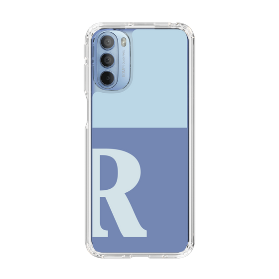 Slim Protection Case［ Original - initial two tone - R blue ］