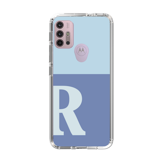 Slim Protection Case［ Original - initial two tone - R blue ］