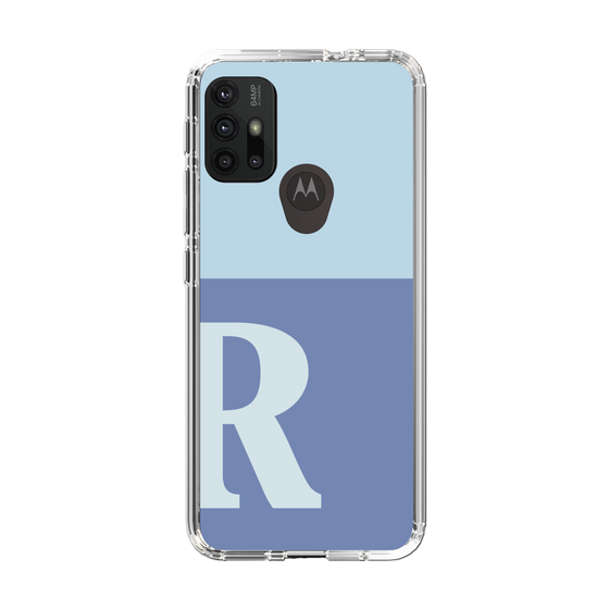 Slim Protection Case［ Original - initial two tone - R blue ］