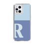 Slim Protection Case［ Original - initial two tone - R blue ］