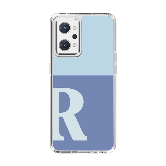 Slim Protection Case［ Original - initial two tone - R blue ］