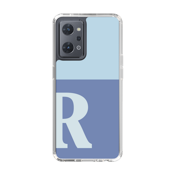 Slim Protection Case［ Original - initial two tone - R blue ］
