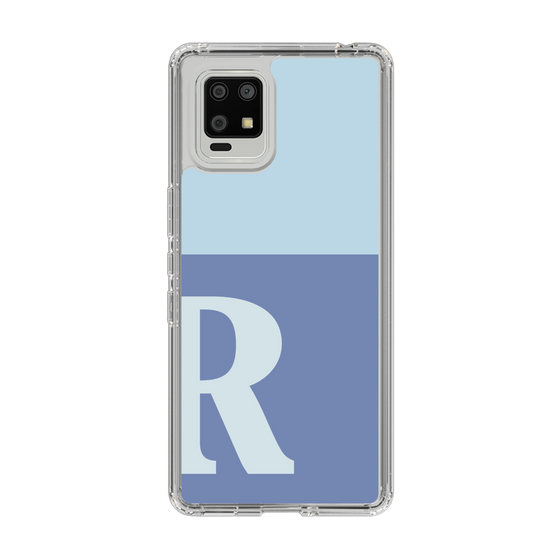 Slim Protection Case［ Original - initial two tone - R blue ］