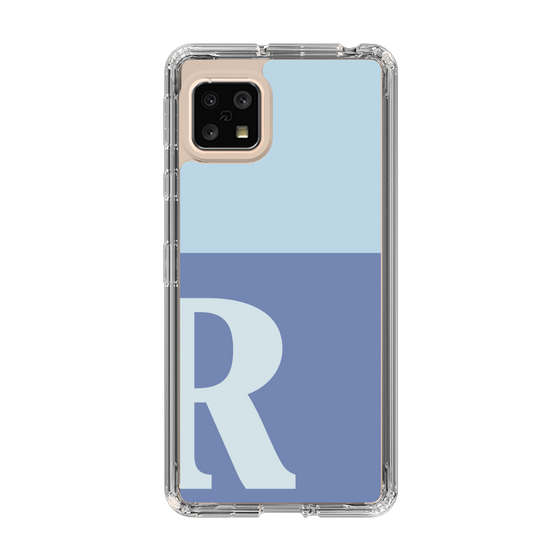 Slim Protection Case［ Original - initial two tone - R blue ］