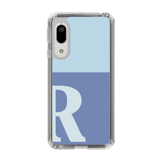 Slim Protection Case［ Original - initial two tone - R blue ］