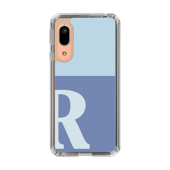Slim Protection Case［ Original - initial two tone - R blue ］