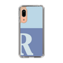 Slim Protection Case［ Original - initial two tone - R blue ］