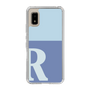 Slim Protection Case［ Original - initial two tone - R blue ］