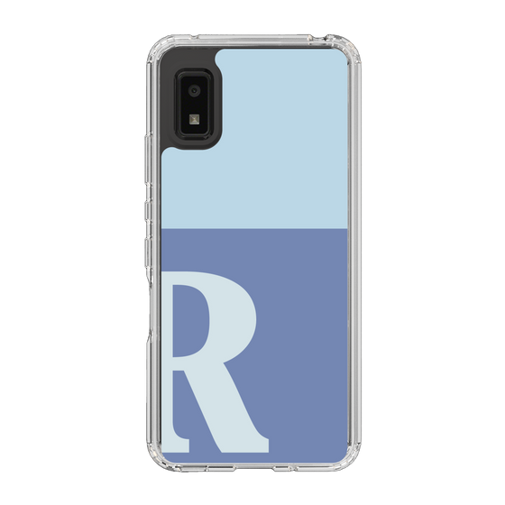Slim Protection Case［ Original - initial two tone - R blue ］