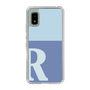 Slim Protection Case［ Original - initial two tone - R blue ］