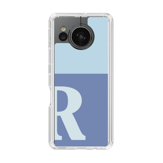 Slim Protection Case［ Original - initial two tone - R blue ］